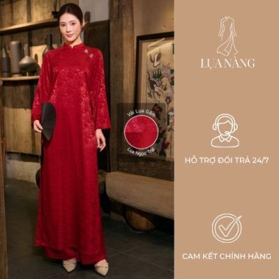 lua-nang-ao-dai-gam-do-do-dong-mau