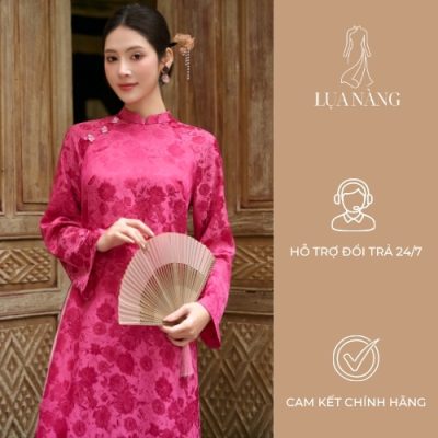 lua-nang-ao-dai-gam-hong-sen-quan-hong-nhat