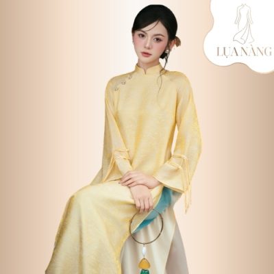 Áo dài lụa gấm